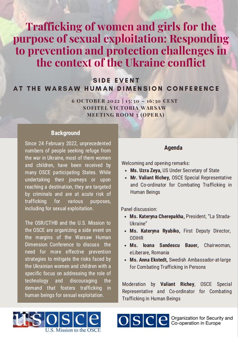 OSCE Anti-Trafficking tweet media