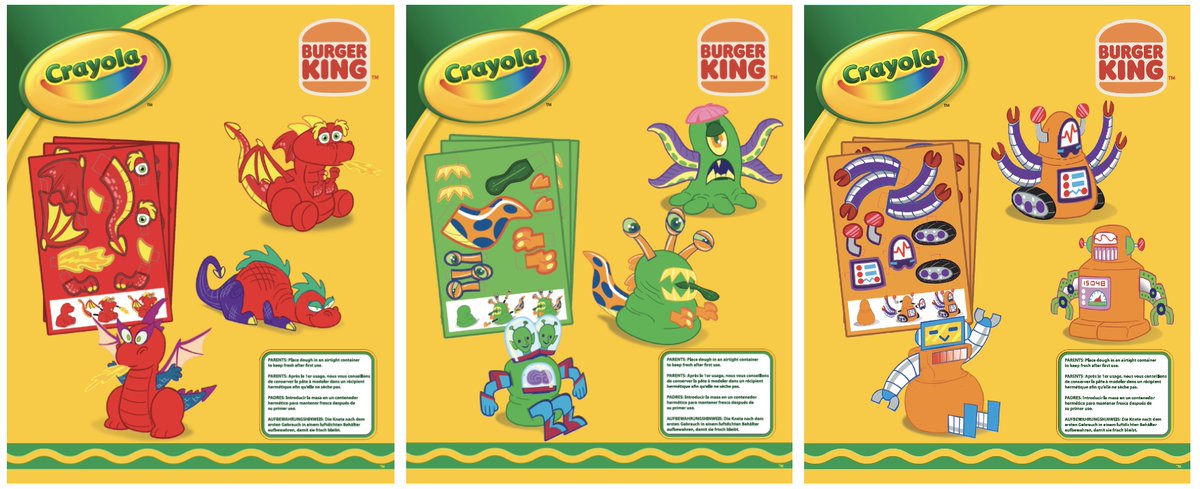 IndexPromotions's tweet photo. Index is proud to have worked with Burger King as they launch their Kids Meal toys this month at Burger King restaurants with Crayola Dough Kits! https://t.co/XVIWkFbkN9