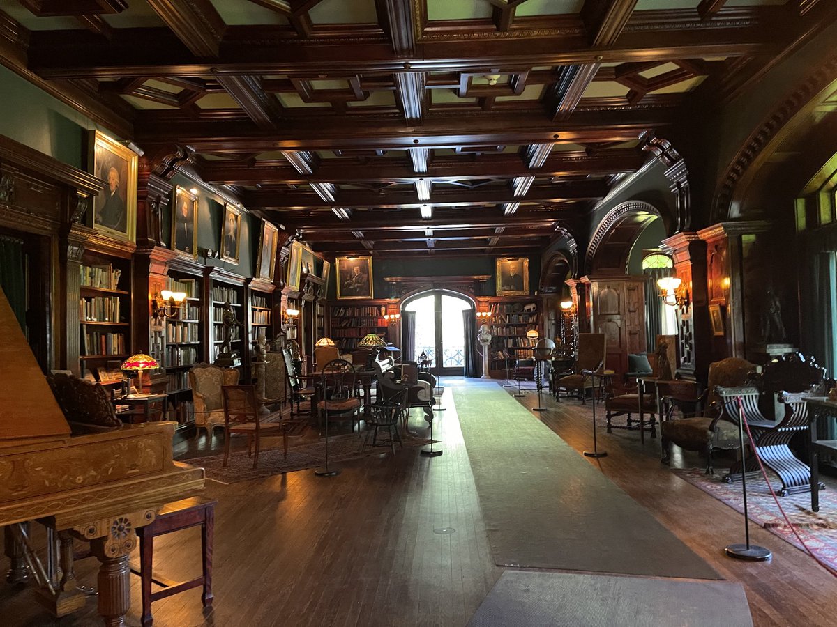 Now here is a library! The Evanston History Center, former home of Vice President Charles Dawes (with President Calvin Coolidge).