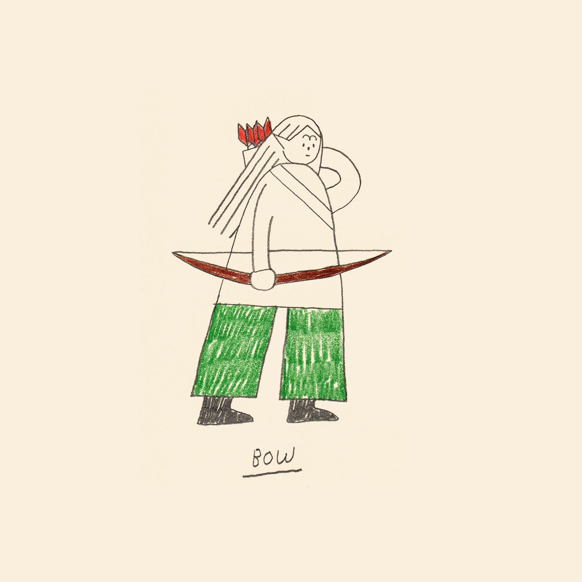 「oct 5: bow 」|sareeのイラスト