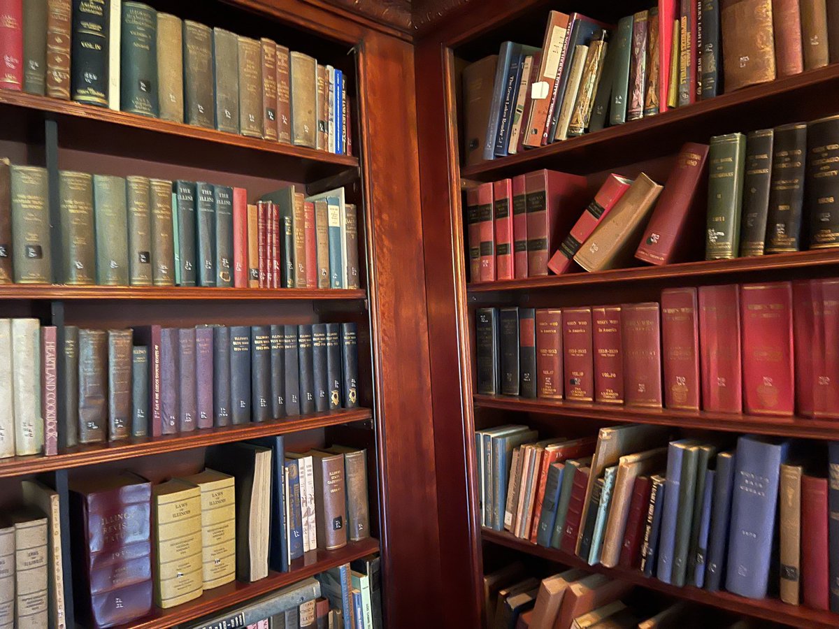 Leather-bound Great Lakes history at the Evanston History Center.