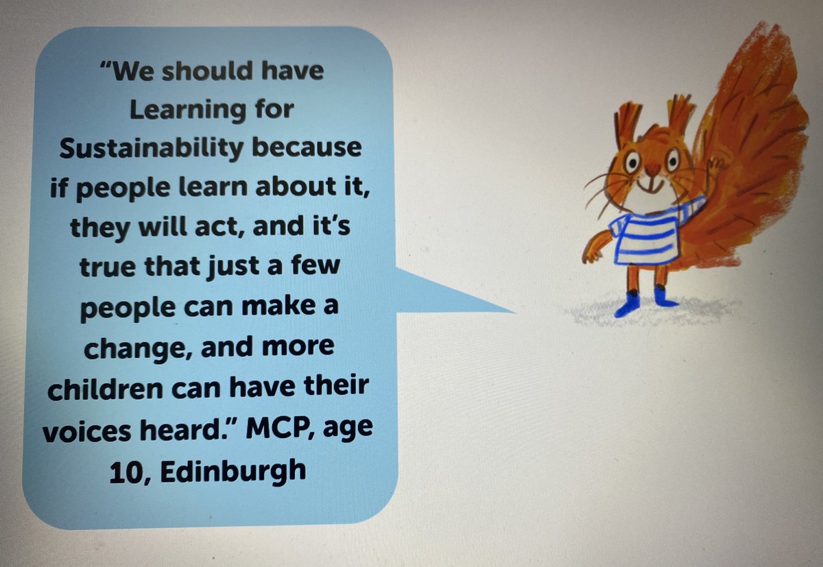 Children's Parliament (@creative_voices) on Twitter photo Sophia joined <a href="/LfSScotland/">Learning for Sustainability Scotland</a> and <a href="/YouthLinkScot/">YouthLink Scotland</a>’s Webinar this afternoon to share a sneak-peek update on the work we’ve been doing with the #LearningForSustainability Curriculum🌳
#ThisIsLfS #MakingRightsReal #UNCRCScotland Sophia joined <a href="/LfSScotland/">Learning for Sustainability Scotland</a> and <a href="/YouthLinkScot/">YouthLink Scotland</a>’s Webinar this afternoon to share a sneak-peek update on the work we’ve been doing with the #LearningForSustainability Curriculum🌳
#ThisIsLfS #MakingRightsReal #UNCRCScotland