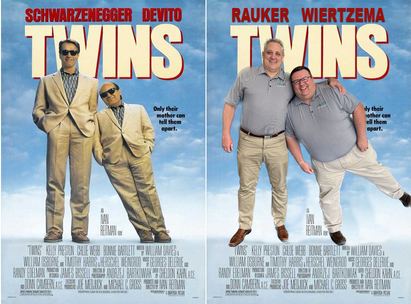 Well you just can't make this stuff up. #Twining day at Foley.
When the CEO wants to look as good as the marketing guy.
#foleyculture