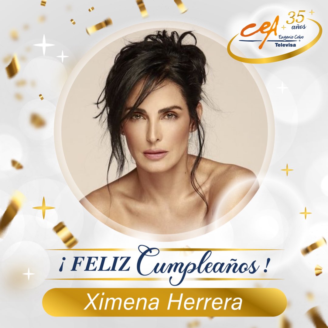 ¡Muchas Felicidades a nuestra actriz egresada @ximherrera hoy en su cumpleaños le deseamos lo mejor! #TalentoCEA #OrgulloCEA #35AñosCEA #LasEstrellasNacenEnElCEA #felizcumpleaños #HBD