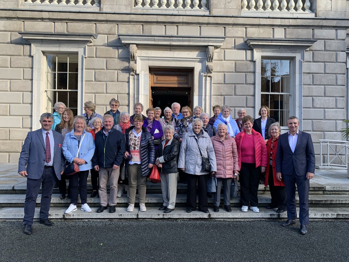 NiallCollinsTD's tweet photo. Happy group of active #Limerick retired ladies and a few men visiting Dáil Éireann today.
#patrickswell #adare #croom #granagh #granaghballingarry #clarina #kildimo #mungret https://t.co/wXqNATFuak