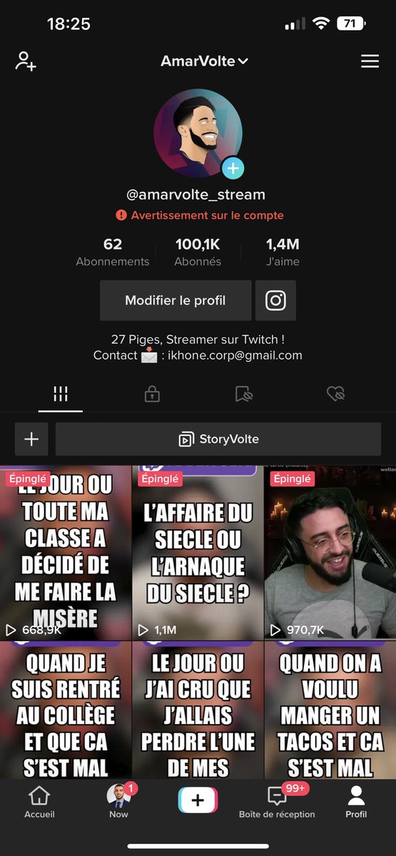 AmarVolte's tweet photo. 100K sur TikTok
Par la grâce de de Dieu et si Dieu veut, ce n’est que le début 🙏

Merci à tous pour la force, ce soir on en parle en stream ❤️ https://t.co/s7TXZpjOqa