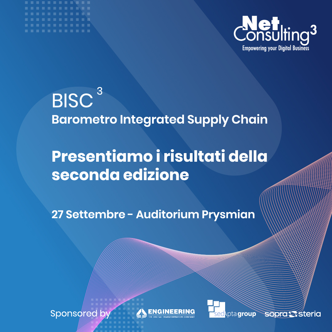 Net_Cube's tweet photo. ⏹📌 Presentiamo i risultati della seconda edizione #BISC3 di @Net_Cube @assologistica @GS1italy @FarmindustriaTW @EngineeringSpa @SoprasteriaIT @sed_Apta
👇 Sfogliate il carosello per scoprire i contributi di @annadiruscio, Vittorio Arighi e @alepinza!
#SupplyChain #Logistica https://t.co/G3mPOnOLTt