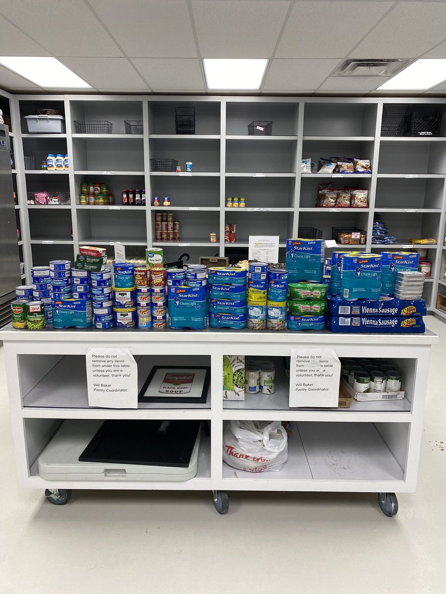 Bear Nation showed out again for the SAAC led food drive for the Bear Essentials Food Pantry! We collected 167.5 lbs of canned meat at the Men's Soccer match last night! <a href="/ASUNSAAC/">#ASUNWillRise</a> #BearClawsUp