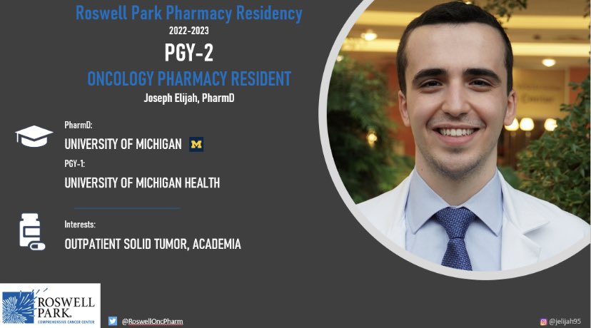 Roswell Park Pharmacy PGY2 Residency Programs tweet media
