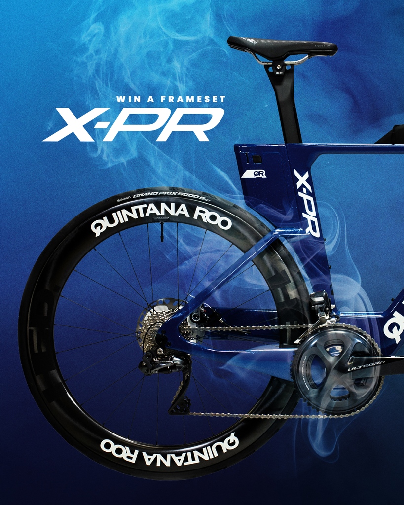 Our QR frameset giveaway ends Oct 8th! Win the all new X-PR frameset with your choice of color!

Your time may be now! We’re giving away a BRAND NEW X-PR triathlon bike frameset, valued at $3,850 to ONE lucky winner.