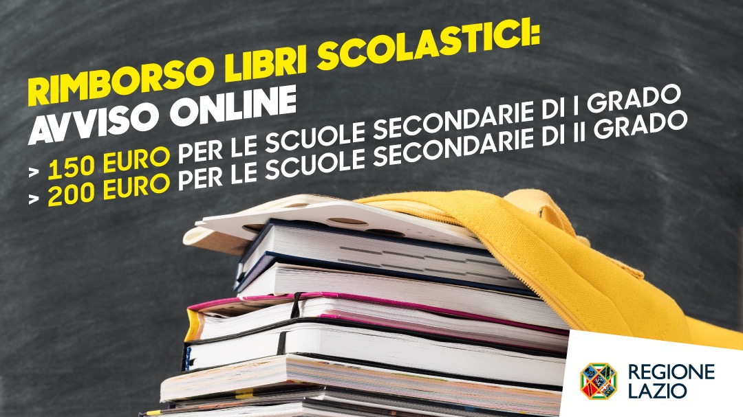 nzingaretti's tweet photo. Rimborsi per i libri di testo scolastici. È online il sito dove potete fare le richieste. Per fronteggiare il carovita il Lazio c’è.

➡️ https://t.co/TrqhBGBNfp https://t.co/W759dBkfD9
