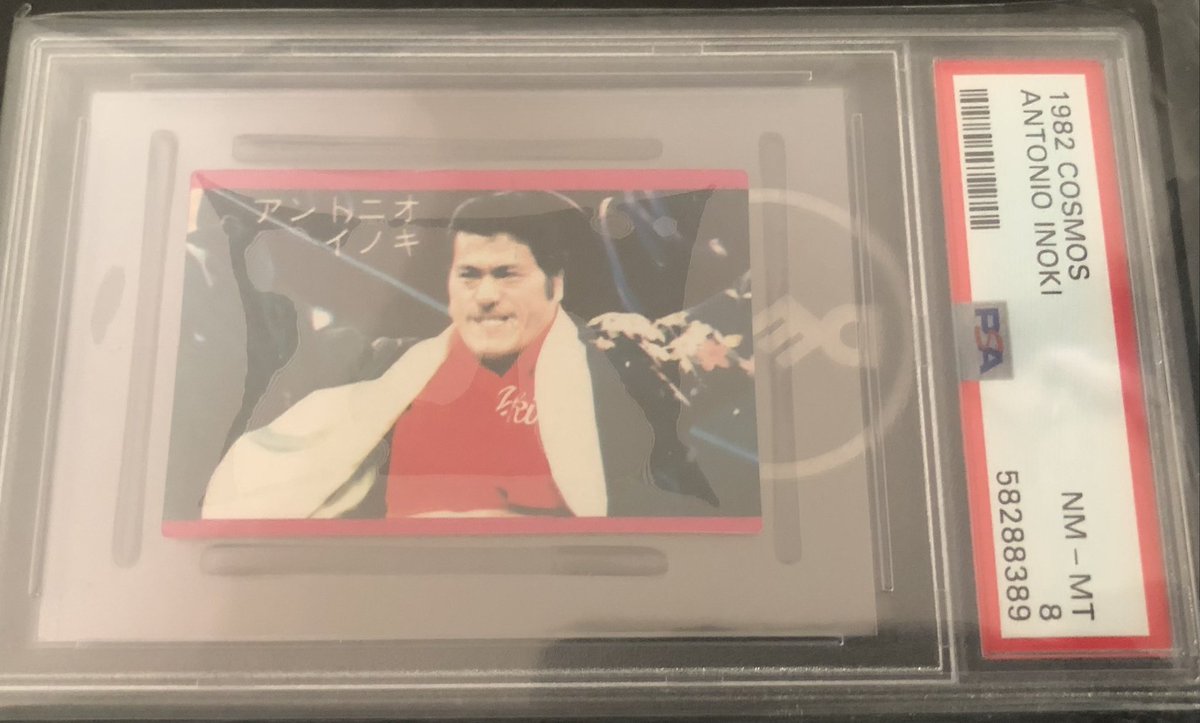 WrestlingTradi2's tweet photo. For #WrestlingCardWednesday:
1982 Cosmos Antonio Inoki card
🙏😢 #RIPInoki #wrestlingcards #thehobby #wtc #WrestlingTradingCards #tradingcards https://t.co/3aHviCx6Vh