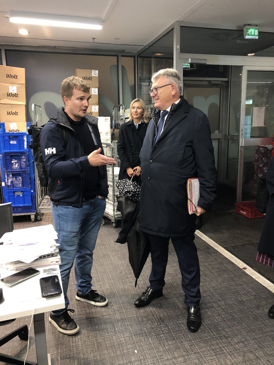BlassarMaria's tweet photo. Getting to know the business model of Wolt during @NicolasSchmitEU NicolasSchmitEU visit to Helsinki. #Platformwork #EU https://t.co/3In5ijrxFz