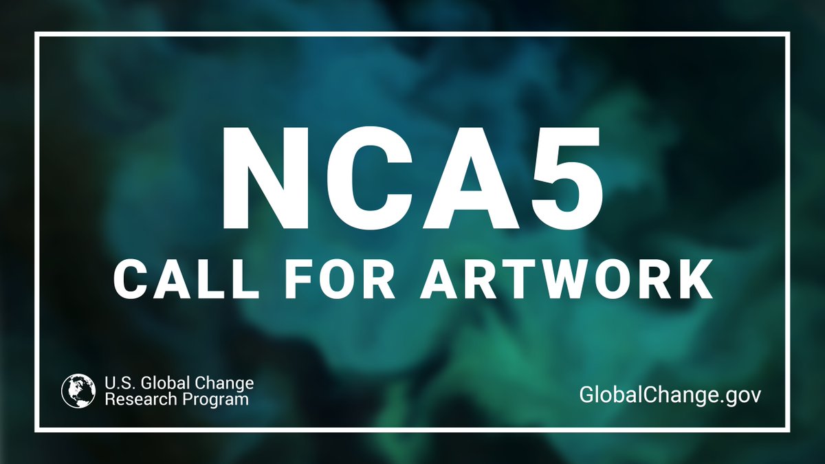 Calling all visual #artists! We’re looking for #art that can help us tell the story of #climatechange. Find out how to submit your work here: globalchange.gov/content/art-x-… #NCA5