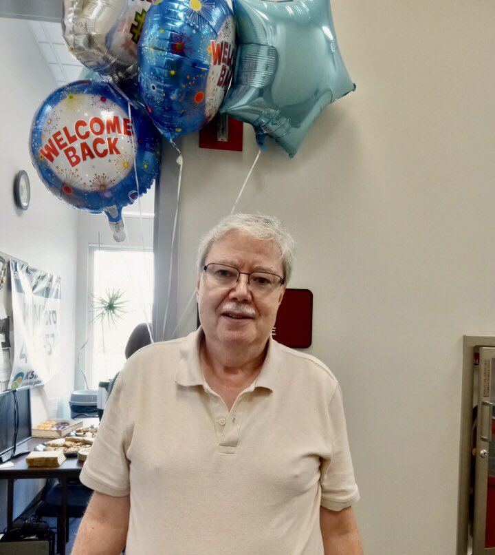 The legend has returned! KSMU’s maestro of local arts and culture reporting, Randy Stewart, is back after a long medical leave. Please join us in welcoming him back to @ksmu.