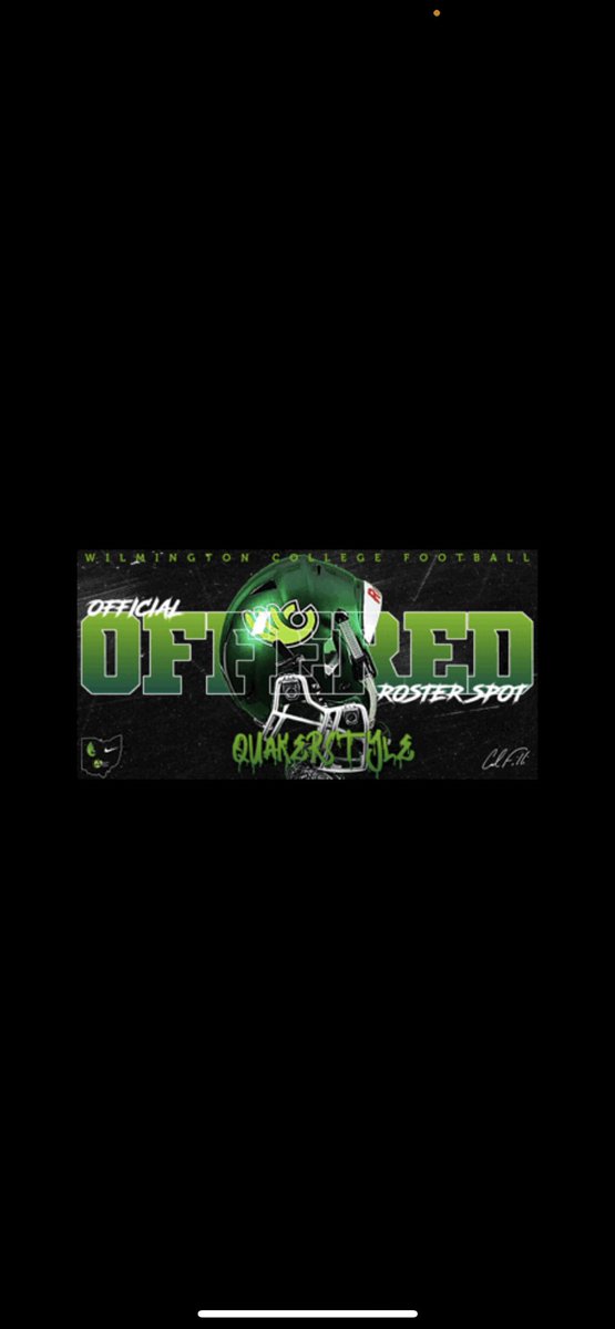 Blessed to receive  my first offer from <a href="/DubC_Football/">Wilmington Football</a> I just want to thank <a href="/CoachFilli/">Corey Fillipovich</a> <a href="/CoachVThomas/">Von Thomas</a> for making  this happen!