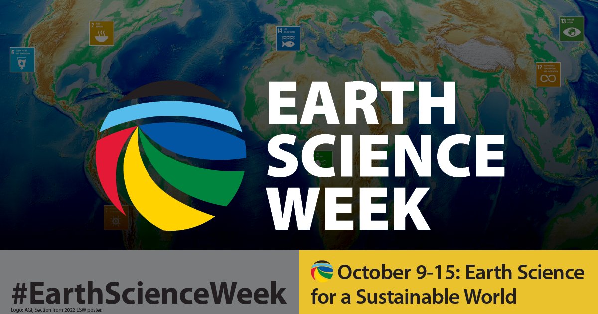 earthsciweek's tweet photo. Contests! Contests! Contests!
Be sure to join the American Geosciences Institute (@AGI_Updates) in celebrating this year's @earthsciweek theme, #EarthScienceForASustainableWorld!
Submission deadline is Friday, October 14: https://t.co/oj1Hx98DpZ (1/2) https://t.co/FCCxFCHNKj
