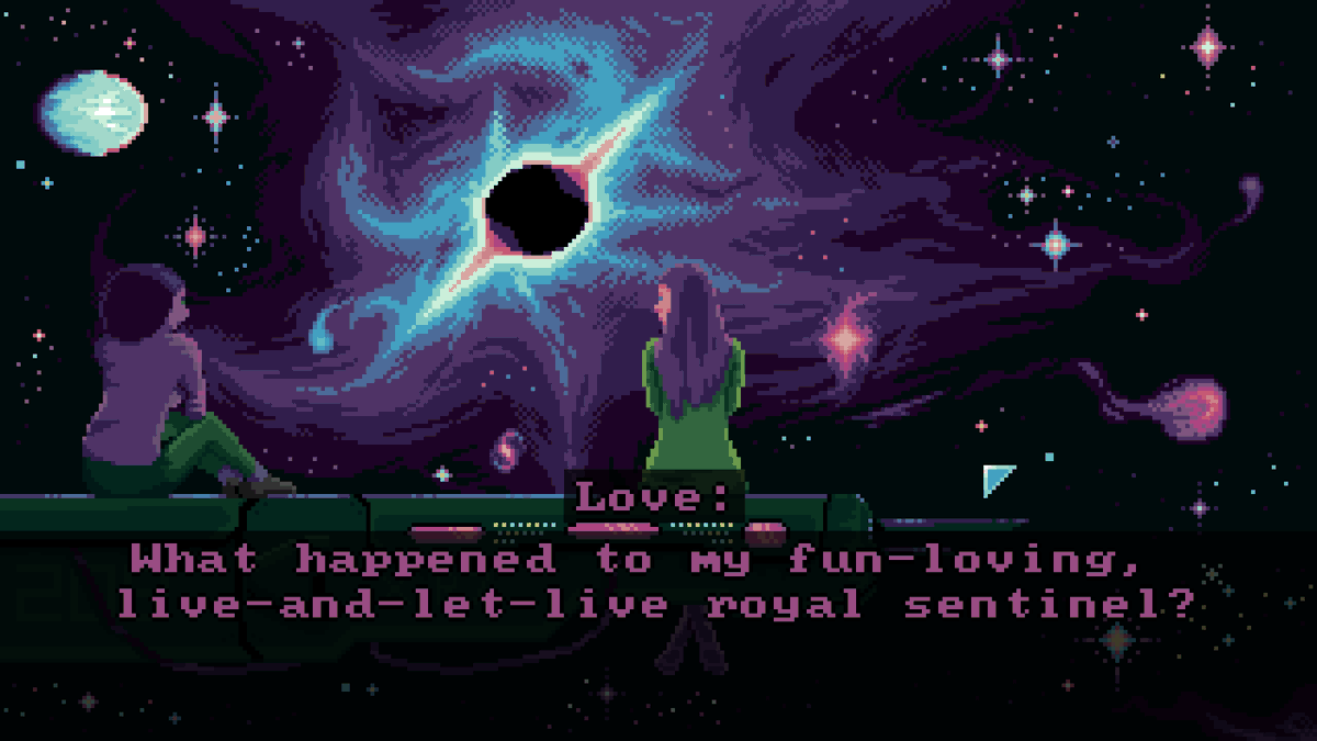 Cosmic_Void_'s tweet image. 📣 Blood Nova is OUT! 📣

Princess Love is set to assume the throne of a galactic empire when conspirators try to thwart her ascension. Prove Love worthy of rule in this #pointandclick space adventure. 💫

Available on Steam: bit.ly/blood-nova 
Itch: cosmicvoid.itch.io/blood-nova