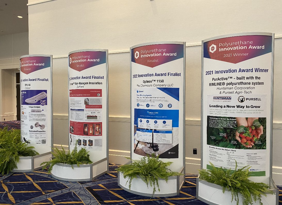 Huntsman_Corp's tweet photo. #PolyCon22 has been a huge success this year, and Huntsman is proud to have been part of it. Thanks for visiting us and we look forward to seeing you in 2023!
#Polyurethanes #PerformanceProducts @AmChemistry https://t.co/BJQGzxP1gS