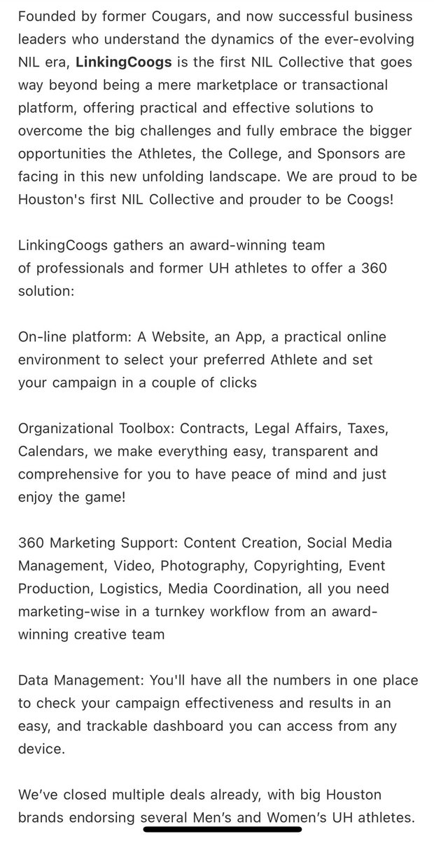 Landon Goesling NIL is a NEED for UH UH NIL COLLECTIVE Cougar