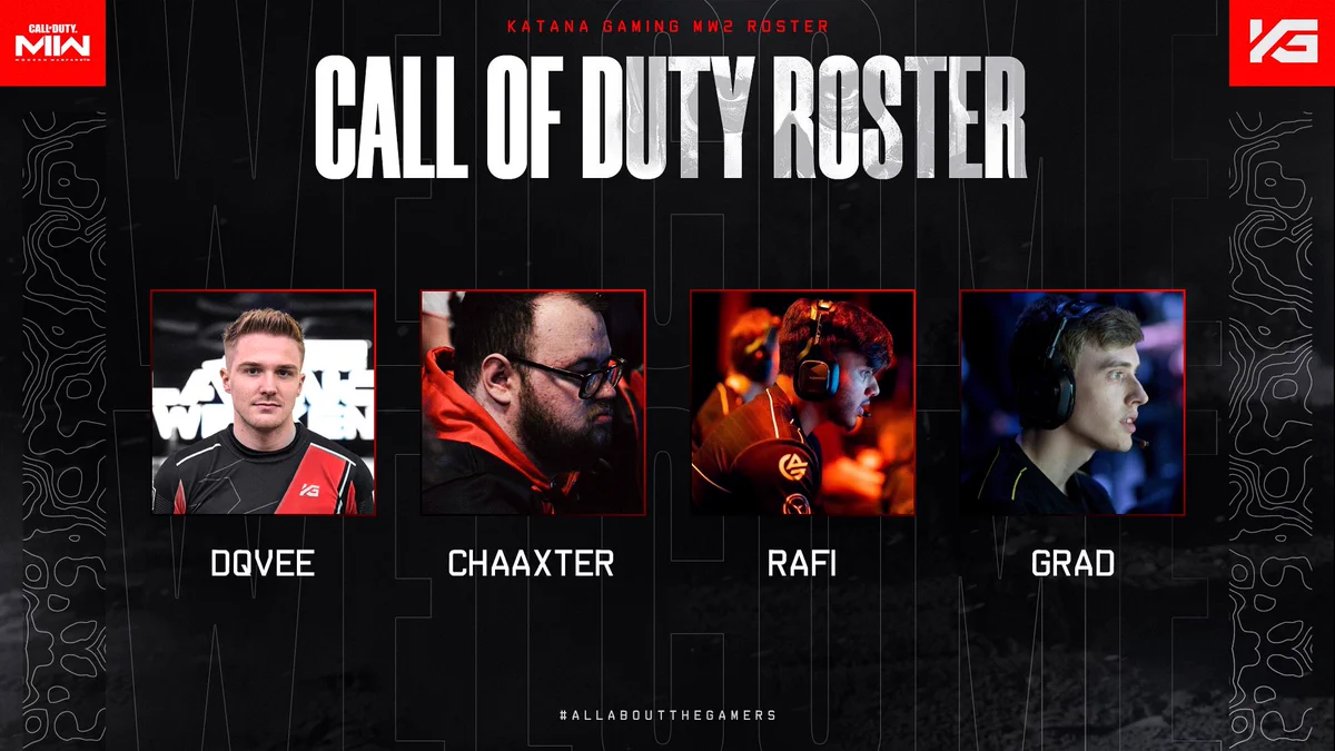 Katana Gaming MW2 Main Roster