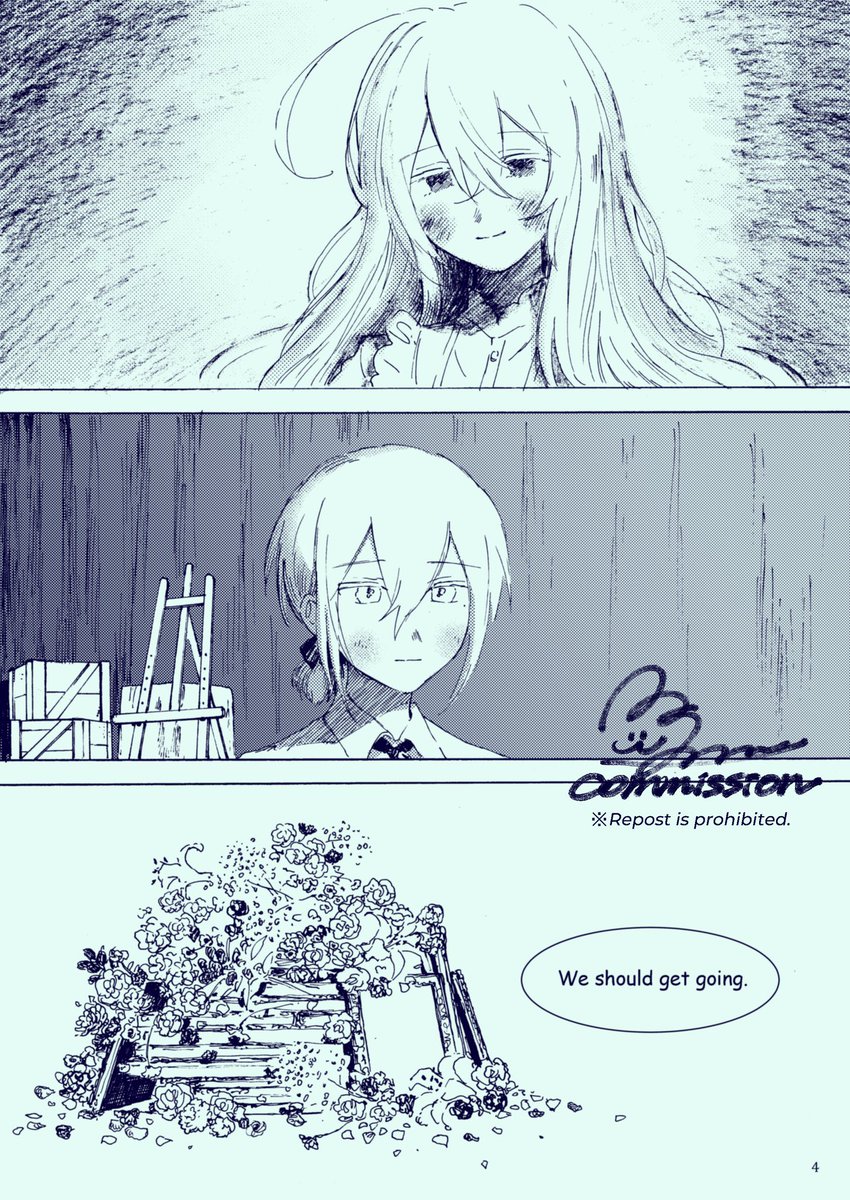 Thank you for your request! This is the English translation version.
「Dear F.」(1/2)