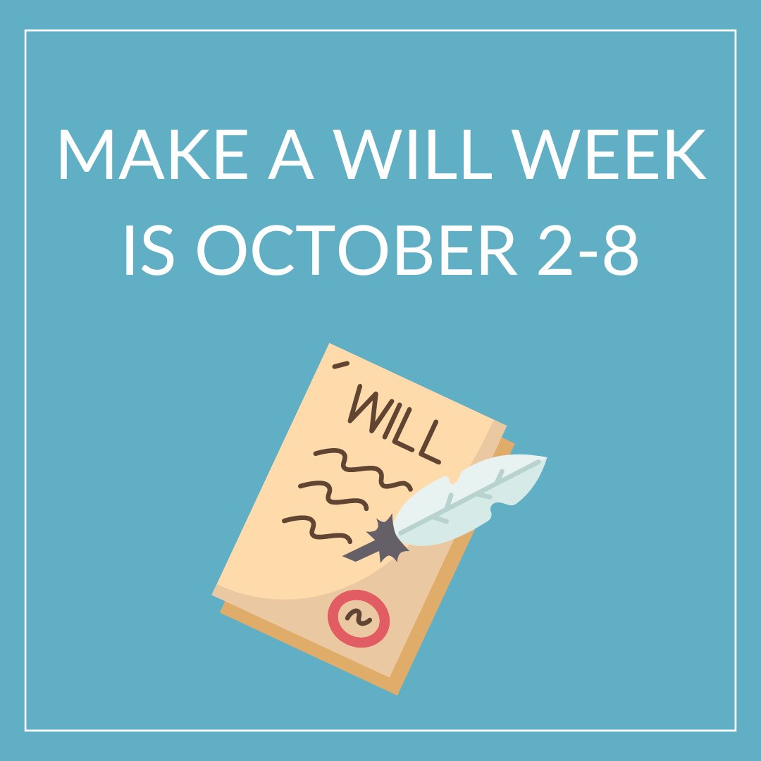 October 2-8, 2022 is “Make a Will Week” in British Columbia. Its purpose is to encourage people to write their Will or bring an existing Will up-to-date. Give us a call or visit our Wills & Estates page to learn more: hubs.li/Q01p0Hw10

#will #willsandtrust