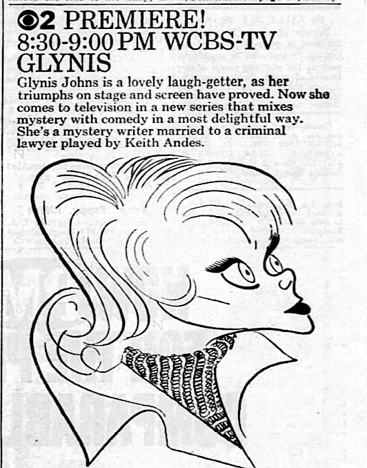 LouLumenick's tweet photo. Birthday girl Glynis Johns had a Desilu-produced series that ran for 13 episodes on CBS in 1963. Here's a clip: https://t.co/zPh3S7Qqm4 https://t.co/NWyHilzJGd