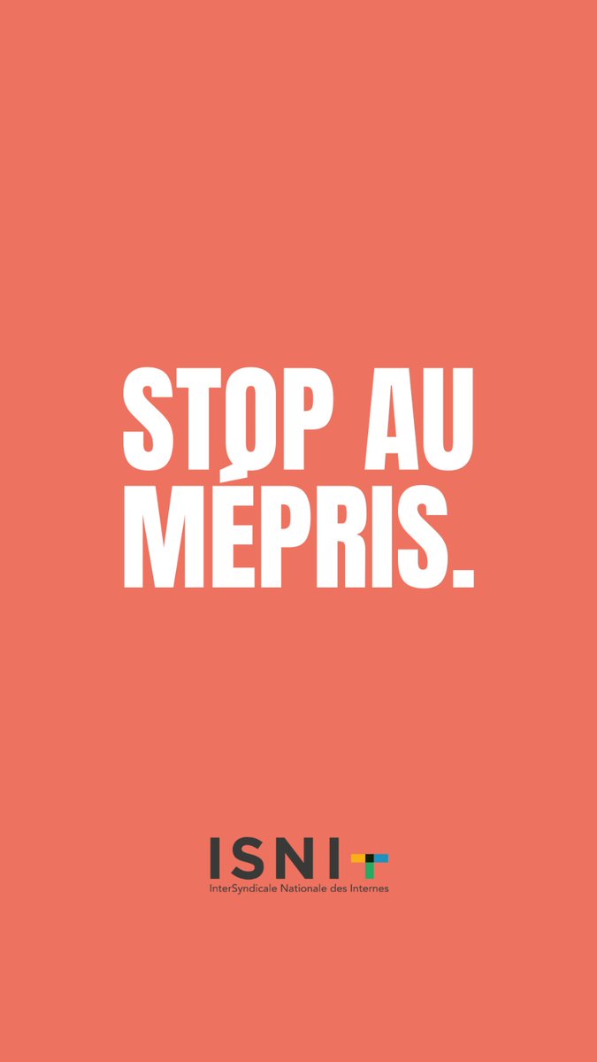ISNI - InterSyndicale Nationale des Internes tweet media