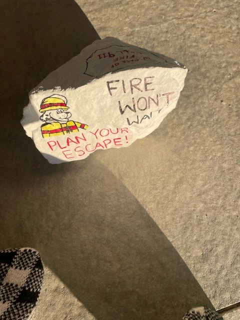WindsorFire1's tweet photo. #windsorfire1 wants you to share your creative #safetyrocks with us to celebrate the 100th Anniversary of #FirePreventionWeek. Bc https://t.co/KW2ebjdofh