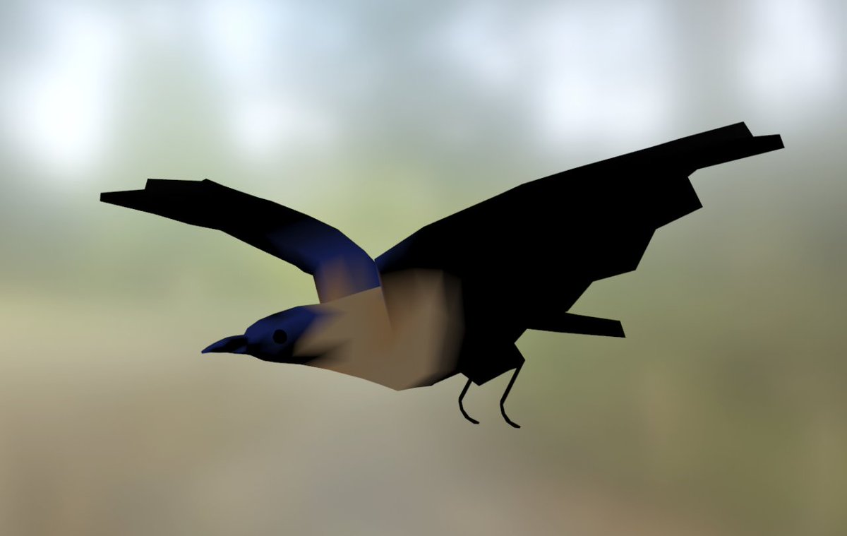 Dinaconference's tweet photo. Jay Bond spent time modeling and designing crows and their flocking behaviours with the Boids algorithm in Bevy and Rust https://t.co/smtr4bVuaR https://t.co/DIs6BOjU5d