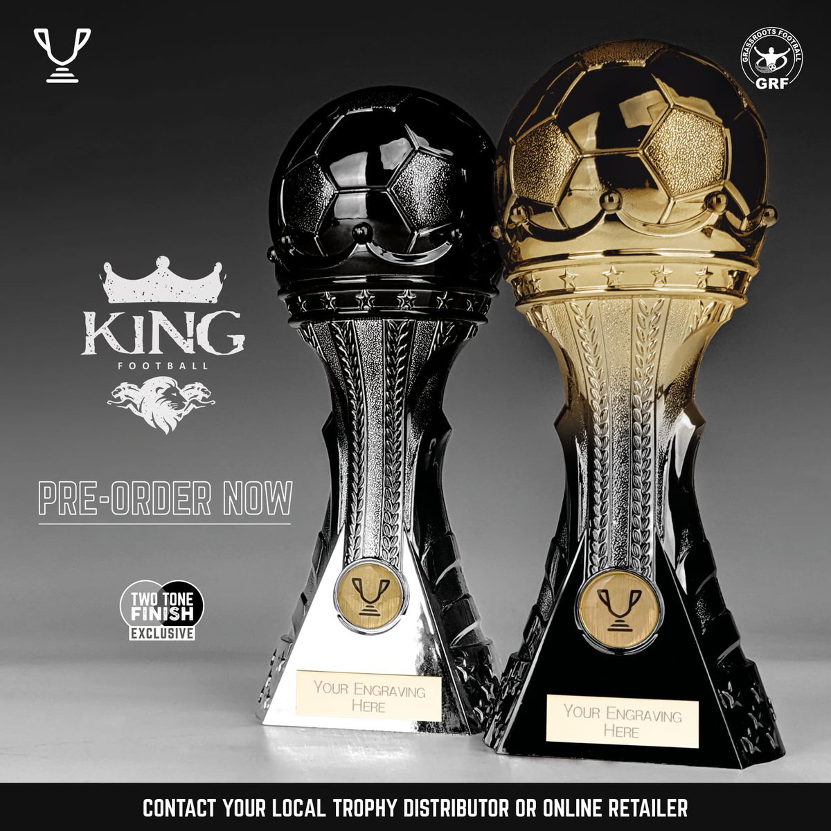 Teamgrassroots_'s tweet photo. New for 2023 fromTrendsetting Awards - The King Trophy π
#awards #trophies #towers #new #grassrootsfootball #cups #twotone #trendsettingawards @Trendtrophies https://t.co/CMOwQ1u9Dn