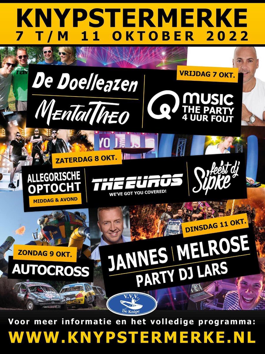 Het volledige programma komend weekend