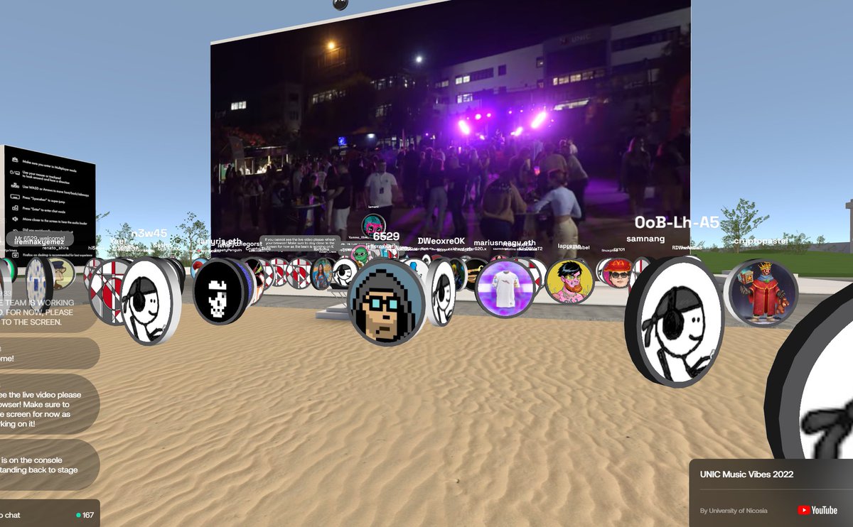 6529 (@punk6529) on Twitter photo OK this is wild
Simultaneous on-campus and on meta-campus <a href="/unicmetaverse/">UNIC Open Metaverse Initiative</a> induction week DJ set OK this is wild
Simultaneous on-campus and on meta-campus <a href="/unicmetaverse/">UNIC Open Metaverse Initiative</a> induction week DJ set