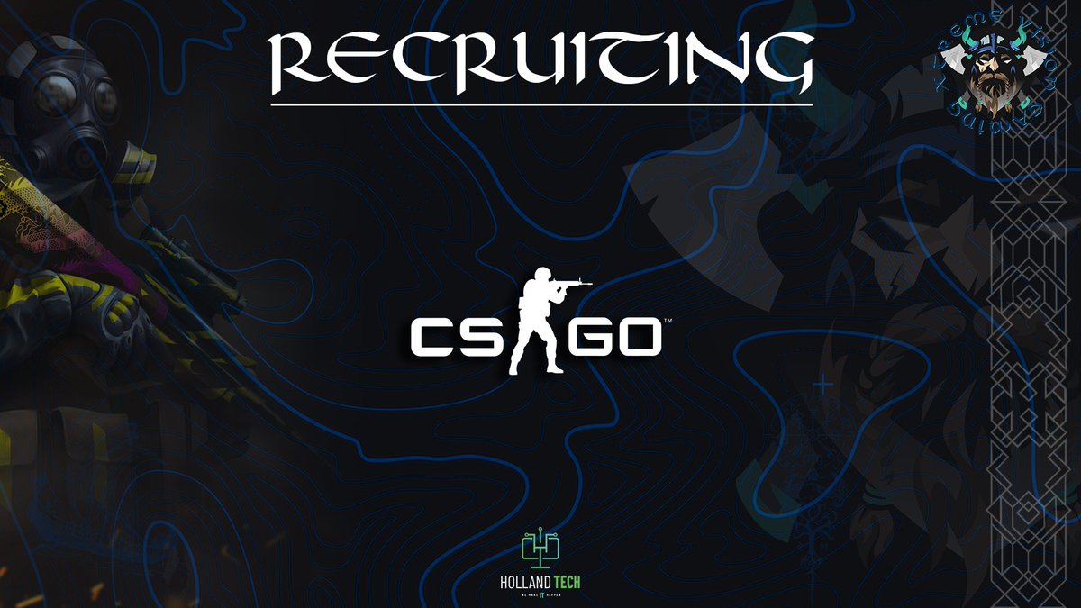 Trials are now open for a core position in our CS:GO Viking ranks:

🐺1st div Prem Division Experience
🐺ESEA Intermediate Main Division Experience
🐺Team player willing to grow with a team

If you want to apply please pop a message to <a href="/KinslayerXI/">Kin</a>! 

<a href="/HollandTechSA/">Holland Tech</a> 

#XvGSA