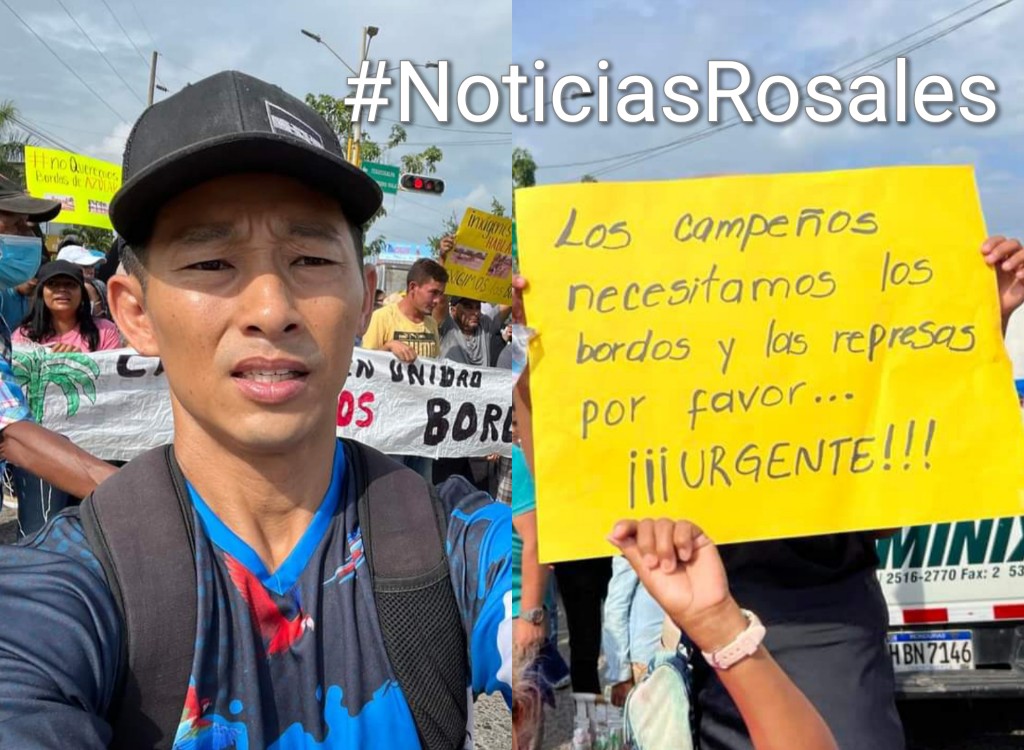 #NOTICIAS -🚨 LO ÚLTIMO 🚨
Mensaje de Shin Fujiyama:
"Aquí en el puente Democracia, los progreseños están exigiendo la reparación de los bordos del río Ulua. Es una lástima ver todas las escuelas que hemos construido inundadas por la falta de buenos bordos."
#NoticiasRosales