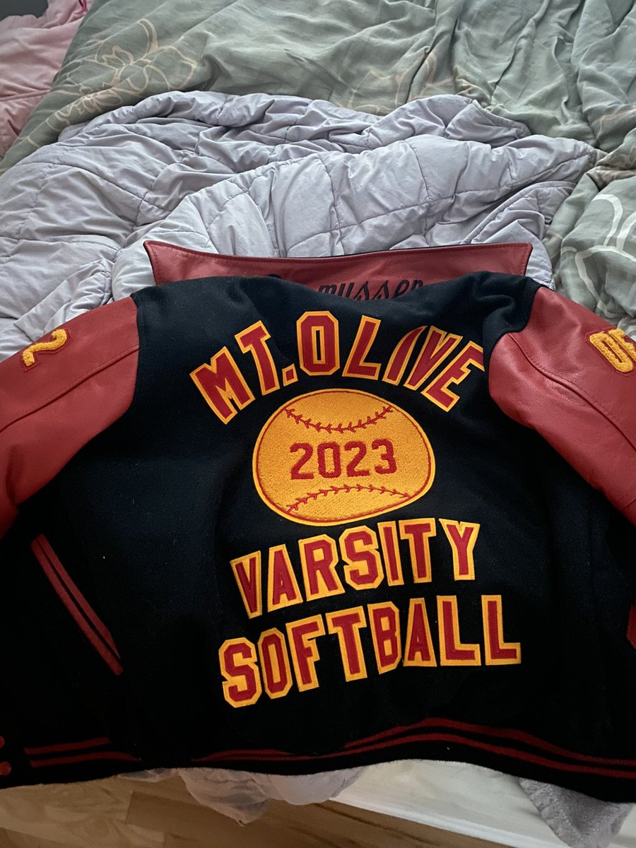SPVanatta's tweet photo. I love that Mount Olive kids wear their Varsity jackets.  It is a source of pride to earn a jacket and brings a great sense of community.  At a football game, I was able to compliment a Gymnastics Captain for the great season bec she was wearing one. #MOPride https://t.co/dqXIPaFbOY