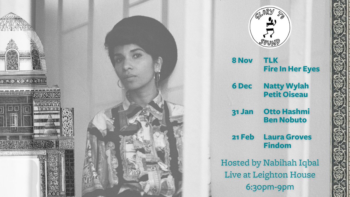 LeightonHouse_'s tweet photo. Live at Leighton House! @nabihahiqbal brings her @glorytosound music series to Leighton House &amp; invites some of her favourite artists to perform

🎫 Early bird tickets (until Sun 16 October): £15 
🎫 Standard price (from Mon17 October): £20

👉 Tickets: https://t.co/j7kwdmE8QR https://t.co/BNB5FvB0cb
