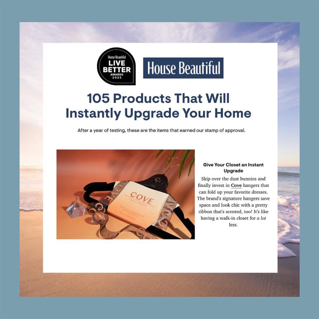 Pinch us!!! We can't believe our Long Garment Hanger won the <a href="/HouseBeautiful/">House Beautiful</a> Live Better Award!!! Such an honor!!