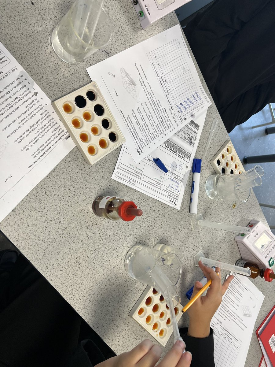 MissCroshawBio's tweet image. Smashing required practical 4 results from 10C1😍😍 clearly enzymes are affected by PH over time!!! 🔭🧬🥼🧪#requiredpractical #combinedscience #science