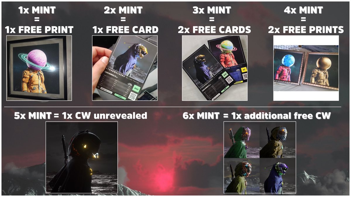 You’re not just minting NFTs. Each mints come with an extra IRL benefit ❤️

Our utilities have to be as good as the level of art. 
-
1x free MoonCard™ among the RTs ✅