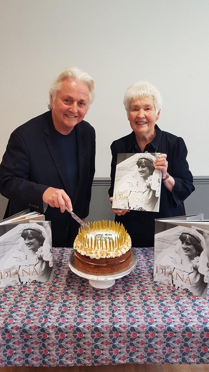 oxfamgb's tweet photo. As Oxfam marks its 80th anniversary, it seems fitting to celebrate one of our longest running supporters, Barbara. She's supported us for 69 years and hosted her annual coffee morning today in aid of Oxfam, joined by @David_Emanuel  Huge thanks for your support! 💚 https://t.co/MA15p2VRvu