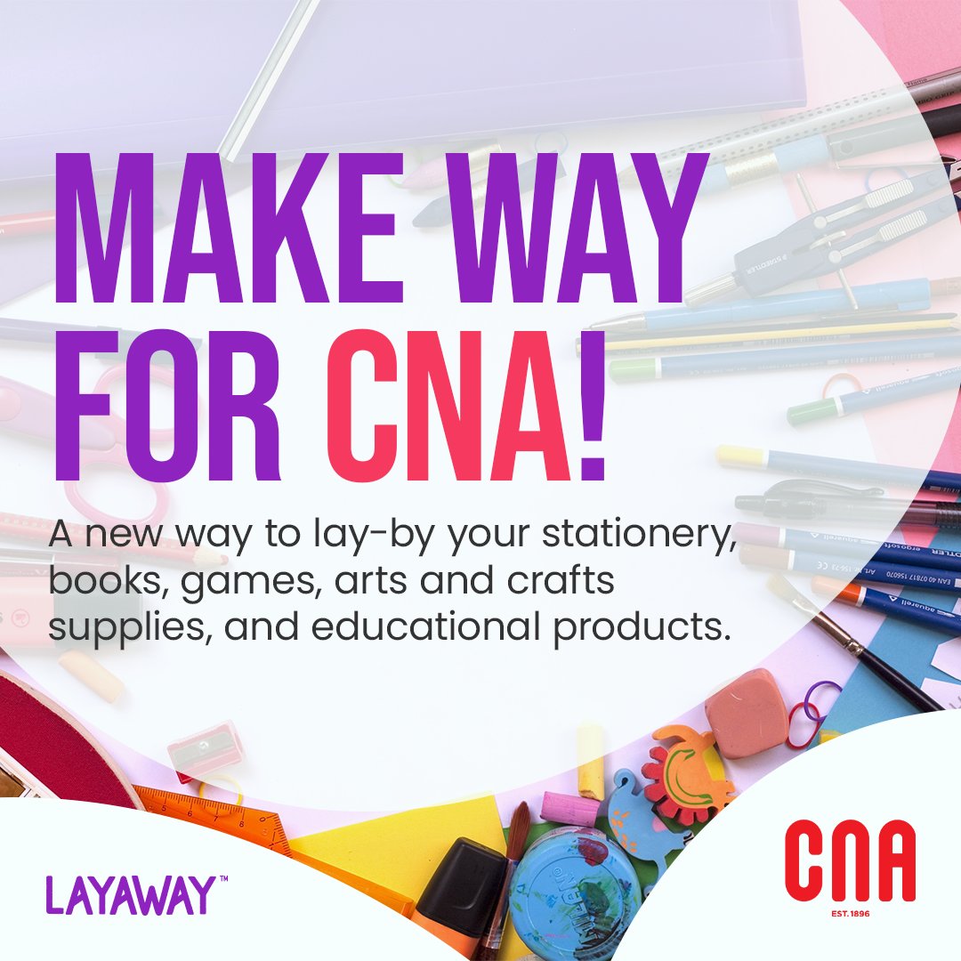 layawayza's tweet photo. New partner alert: #CNA! β€οΈβπ₯
@CNA_Africa is a huge part of South African life, promising products that are guaranteed to put a smile on your face.
πβ¨Sign up in seconds for a flexible #onlinelayby today: https://t.co/TNht1bV6JE
#mylayaway #plansavebuild #proudlysouthafrican https://t.co/dcbWEgbG34