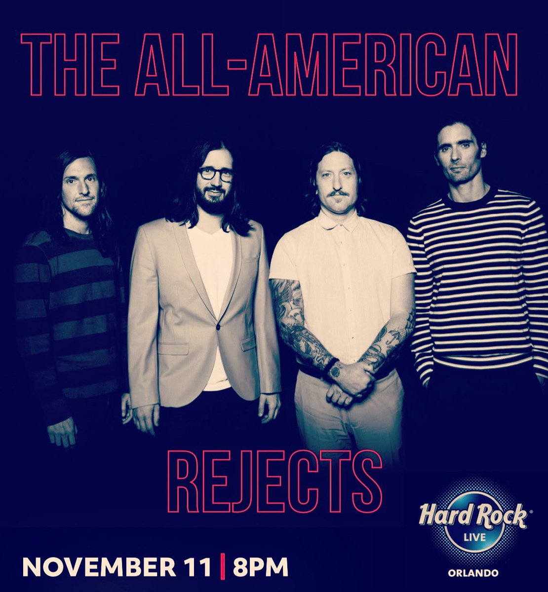 11/11 Orlando, Hard Rock Live! Make your wish for what you want us to play (spoiler: it won’t be “11:11”) Tickets: tinyurl.com/2p9bmd8v