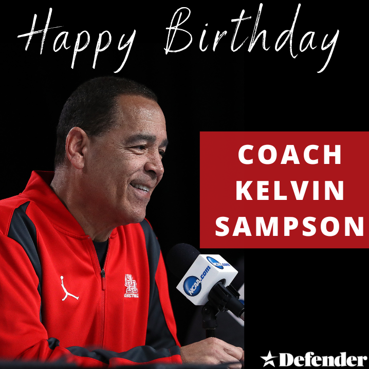 defendernetwork's tweet photo. Happy Birthday to one of the GREATEST coaches of ALL TIME.
@UHouston Basketball Head Coach, Kelvin Sampson.
Go COOGS!!!
@UHCougarMBK
#DefenderNetwork https://t.co/TTu2wNmS77
