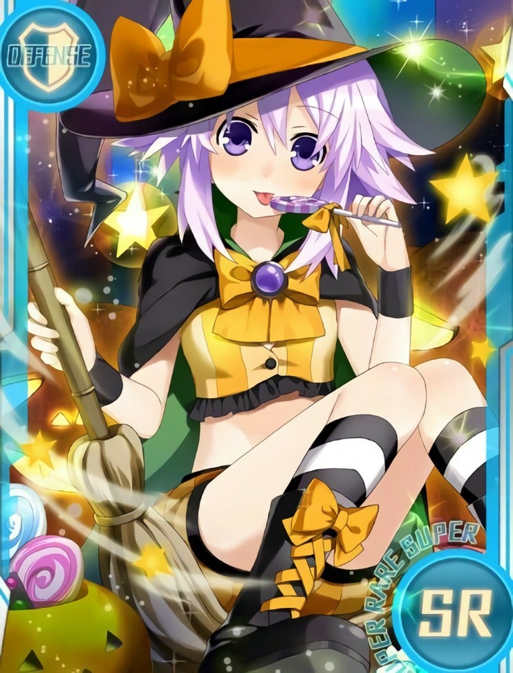 "nepgear made me this costume for Halloween I'll be sure to flirt with noire and see if she likes it."