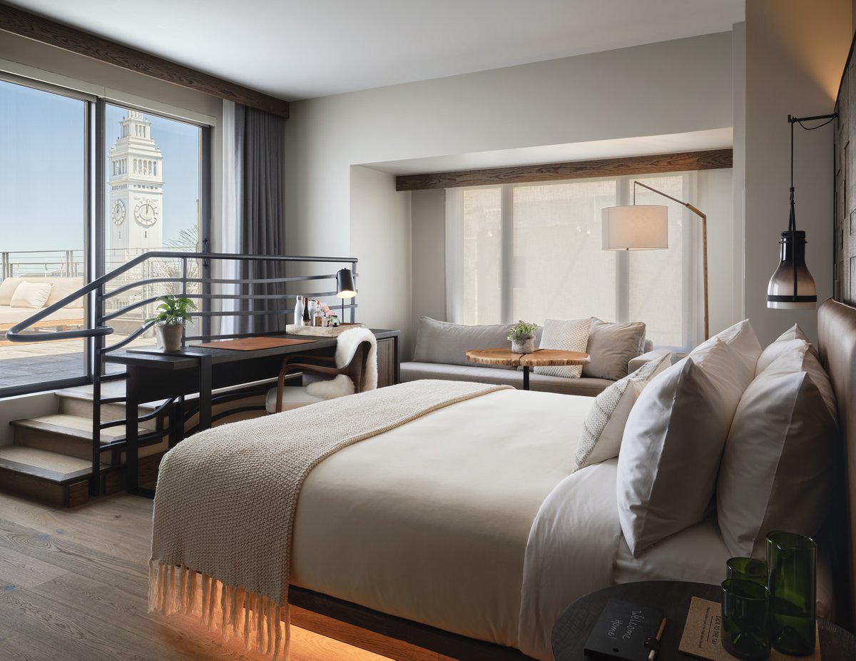 DDA__Inc's tweet photo. Just completed, a new urban retreat awaits you at 1 Hotel San Francisco. Check out the beautiful sustainably designed 186 guestrooms and 14 suites that @dawsondesignassociates designed in collaboration with SH Hotels &amp; Resorts &amp; @PebblebrookPEB. https://t.co/lRkKBx0sCb