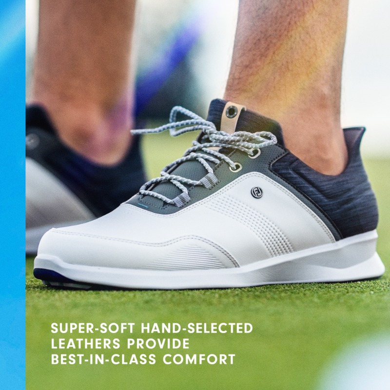 FootJoy's tweet photo. Experience Stratos. ☁️
All-new athletic styling. Reinforced support in the heel. Out-of-this-world comfort.
#FJSTRATOS