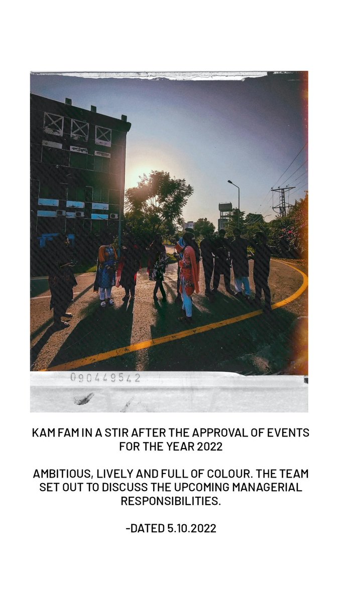KAMCLUBOFFICIAL's tweet photo. Presenting you KAM PORTFOLIO '22 with some sneak peaks of decor , media and management of upcoming events. Stay tuned. https://t.co/iMP6O7WVi2