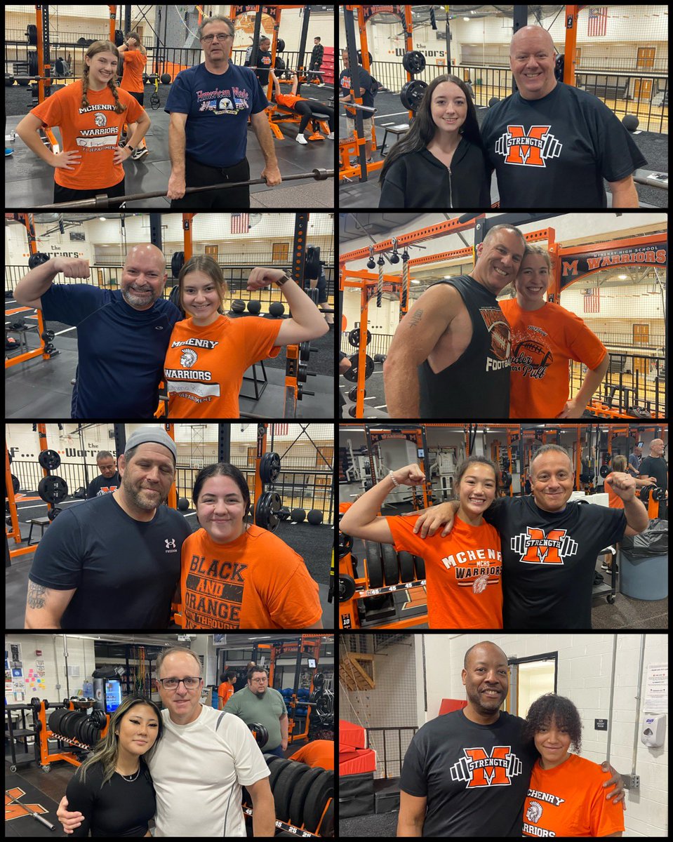 McHenryStrength's tweet photo. First ever homecoming week
DADS &amp; DAUGHTERS training 💪
Our Warrior Dads are the best!!
#WarriorPride156 
Thanks for the inspiration @KurtzM3 https://t.co/COhJOS4mx7